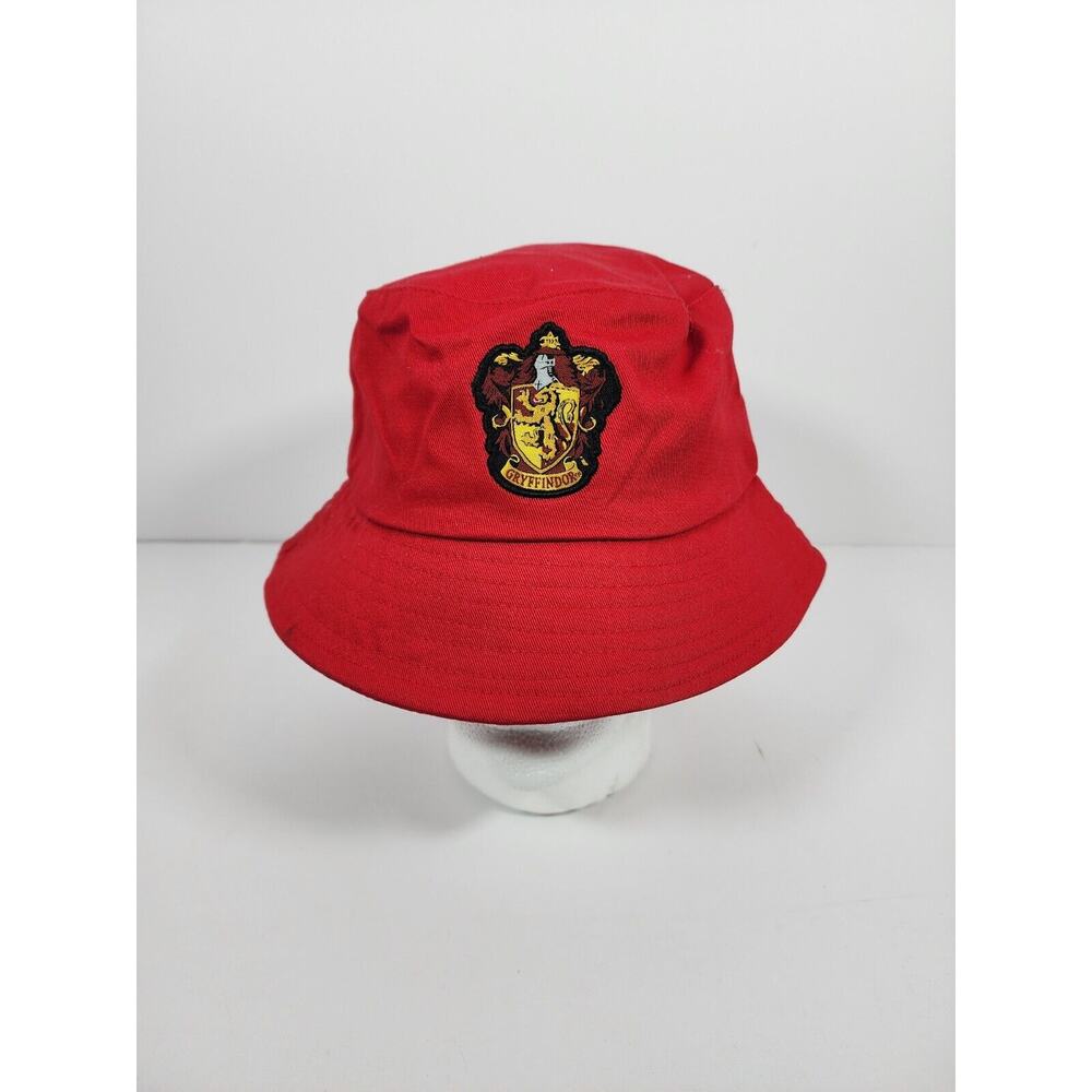 Red Harry Potter Gryffindor Crest Bucket Hat - One Size